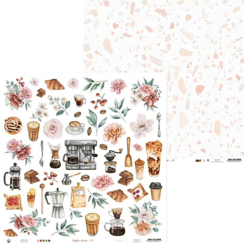 P13 - Coffee break - Paper Pad - 12 x 12"