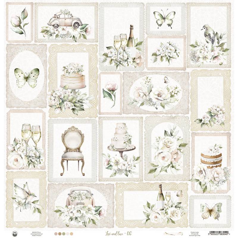 P13 - Love and lace - 06 - 12 x 12"