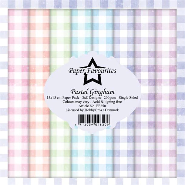Paper Favourites - Pastel Gingham - Paper Pack 6 x 6"