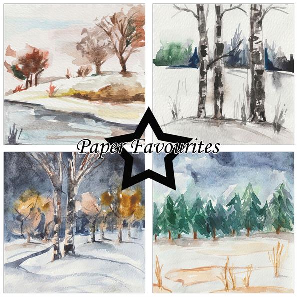 Paper Favourites - Winter Landscape - Paper Pack    6 x 6"