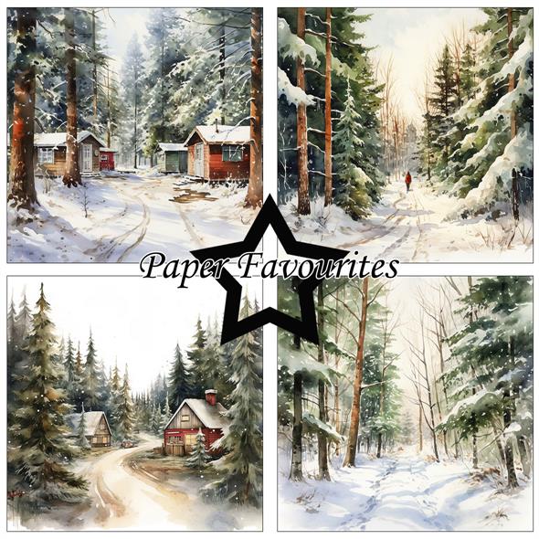 Paper Favourites - Winter Forest - Paper Pack 6 x 6"