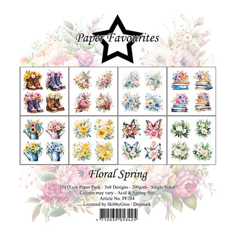 Paper Favourites - Floral Spring - Paper Pack    6 x 6"