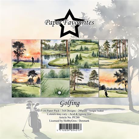 Paper Favourites - Golfing - Paper Pack    6 x 6"