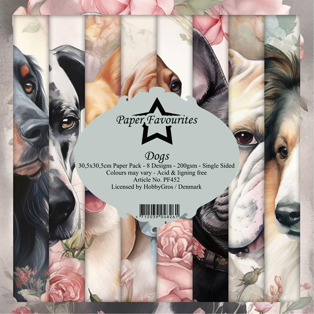 Paper Favourites - Dogs - Paper Pack    12 x 12"