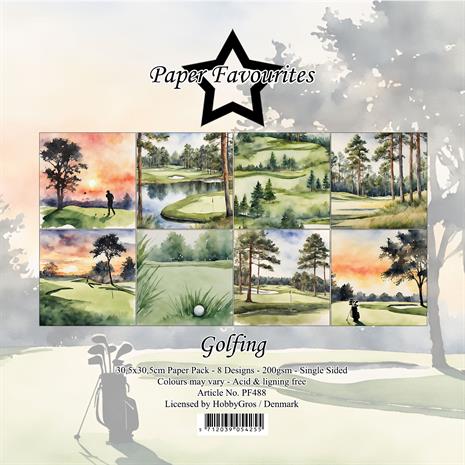 Paper Favourites - Golfing - Paper Pack    12 x 12"