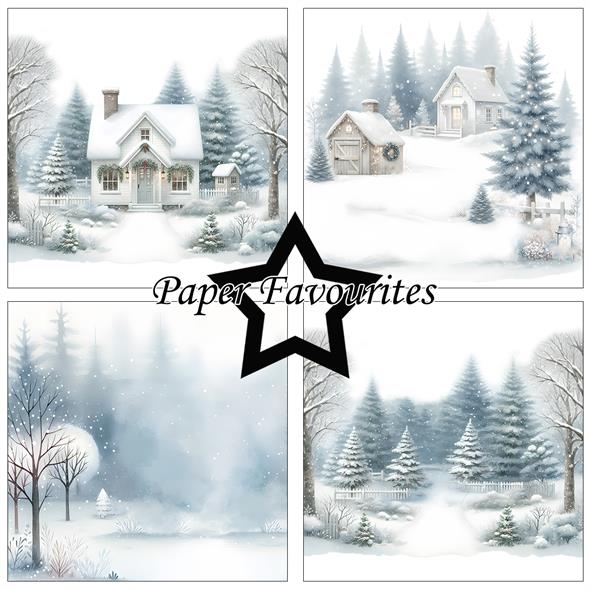 Paper Favourites - Snow Forest - Paper Pack 6 x 6"