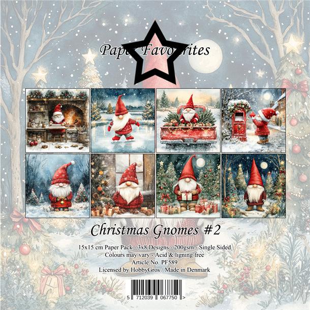 Paper Favourites - Christmas Gnomes 2 - Paper Pack 6 x 6"