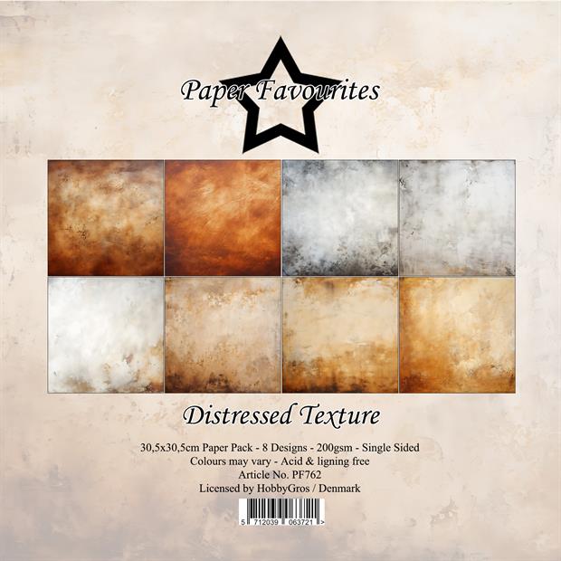 Paper Favourites - Distressed Texture - Paper Pack 12 x 12"