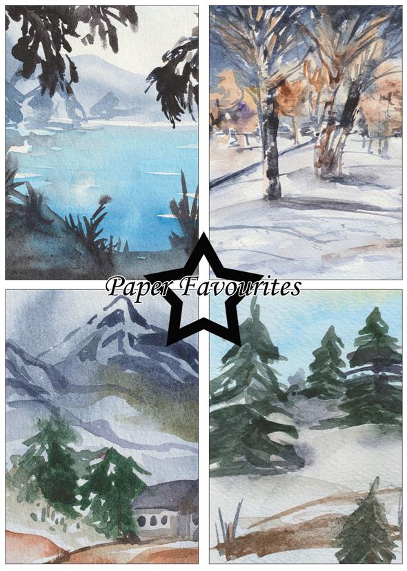 Paper Favourites - Winter Landscape - Paper Pack A5