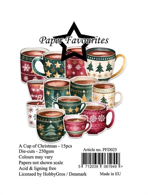 Paper Favourites - Die Cuts - Ephemera - A Cup of Christmas