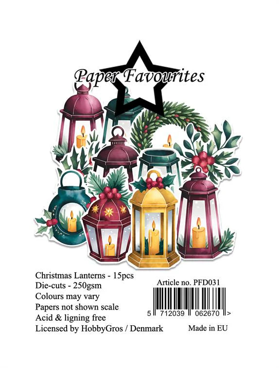 Paper Favourites - Die Cuts - Ephemera - Christmas Lanterns