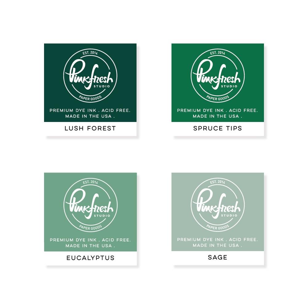 Pinkfresh Studio - Premium Dye Cube Ink Pads - Green Gables