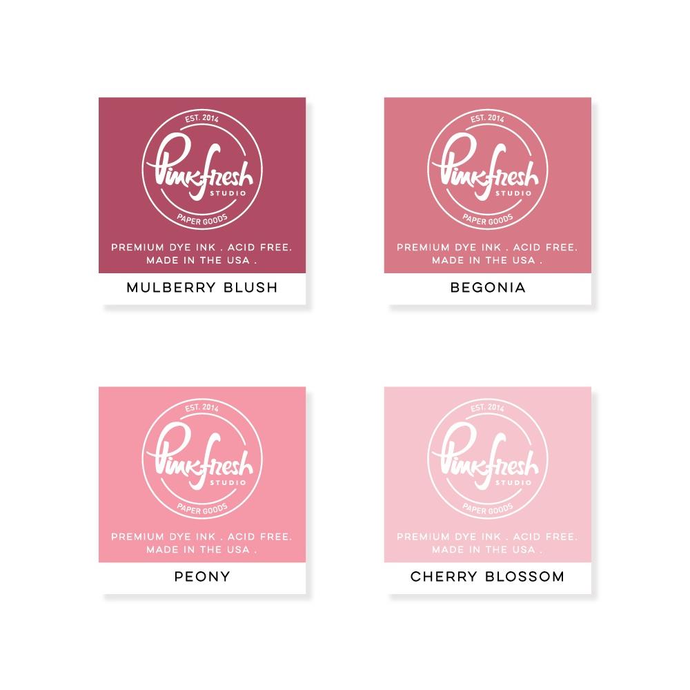 Pinkfresh Studio - Premium Dye Cube Ink Pads - Rose Garden