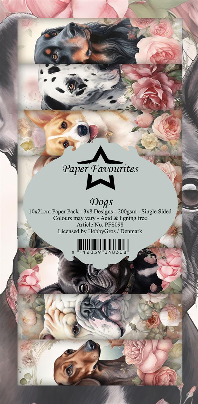 Paper Favourites - Dogs - Slimline - Paper Pack
