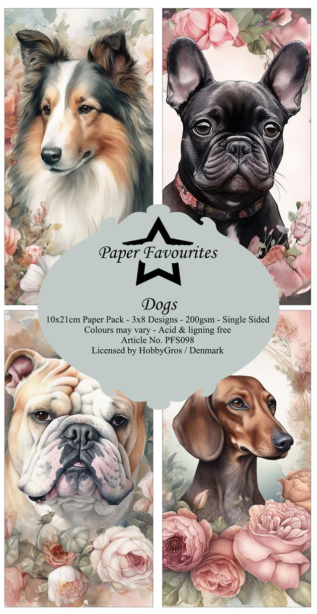 Paper Favourites - Dogs - Slimline - Paper Pack
