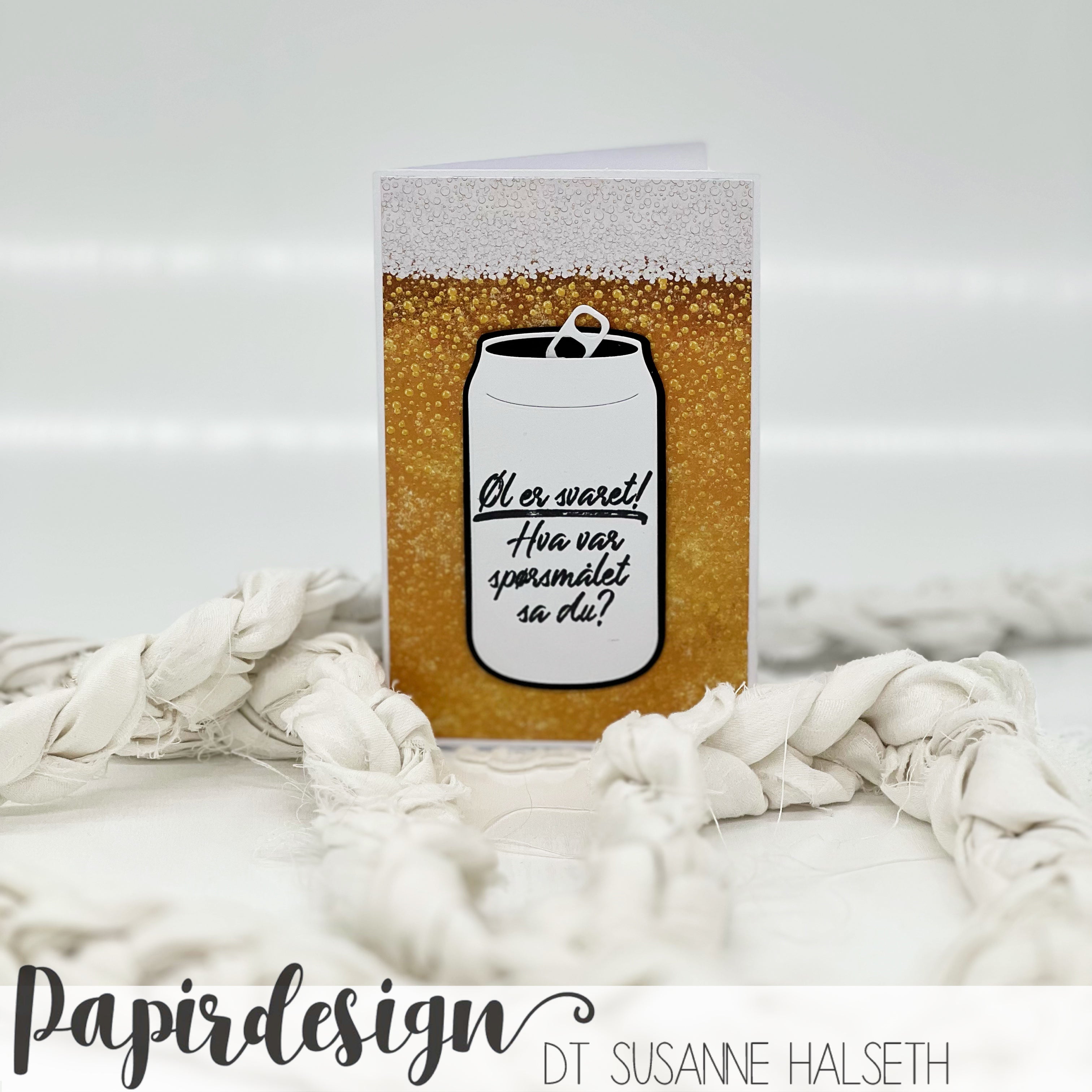 Papirdesign - Dies - Ølboks / Brusboks