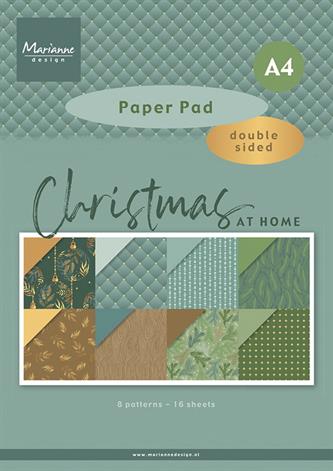 Marianne Design - Christmas at home - Paper Pad A4