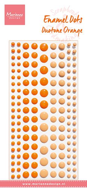 Marianne Design - Enamel Dots -  Duotone Orange