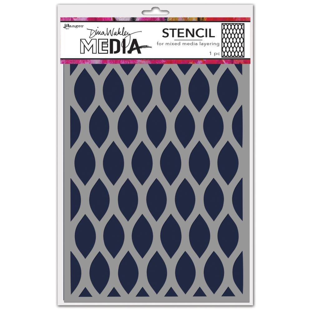 Dina Wakley Media - Stencil - Pointed
