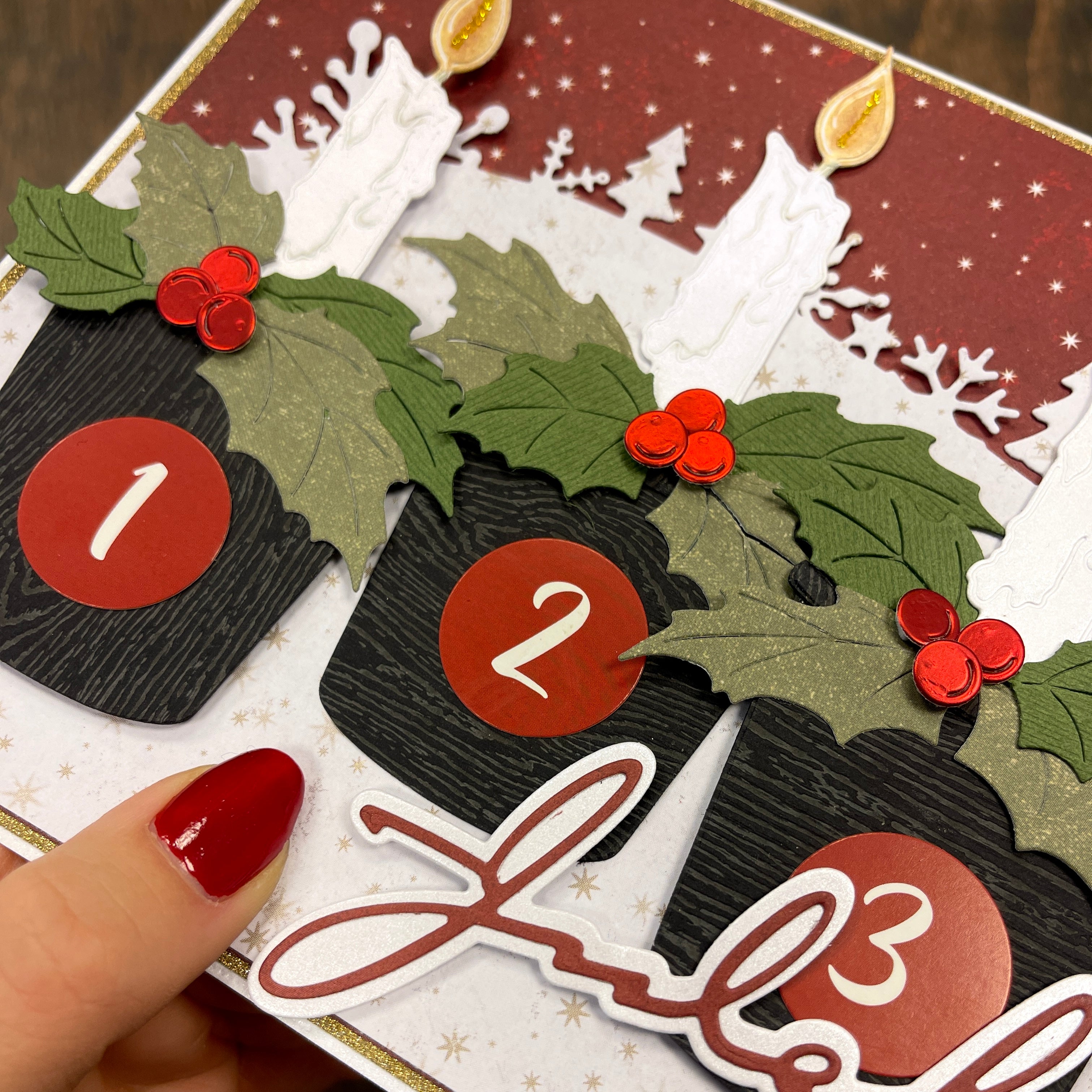 Papirdesign - Dies - Kristorn og bær