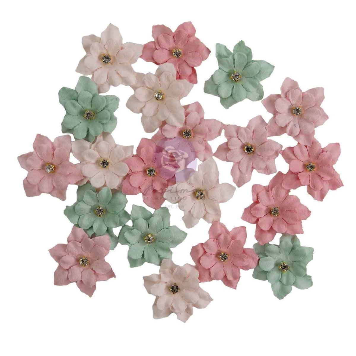 Prima - Buttons & Keepsakes Flowers Delicate Trimmings