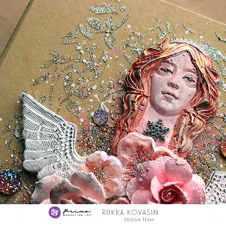 Prima - Vintage Art Decor Mould - Flower Queen
