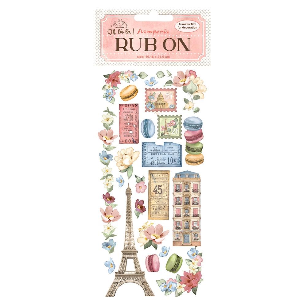 Stamperia - Rub Ons - Oh la la - Tour Eiffel