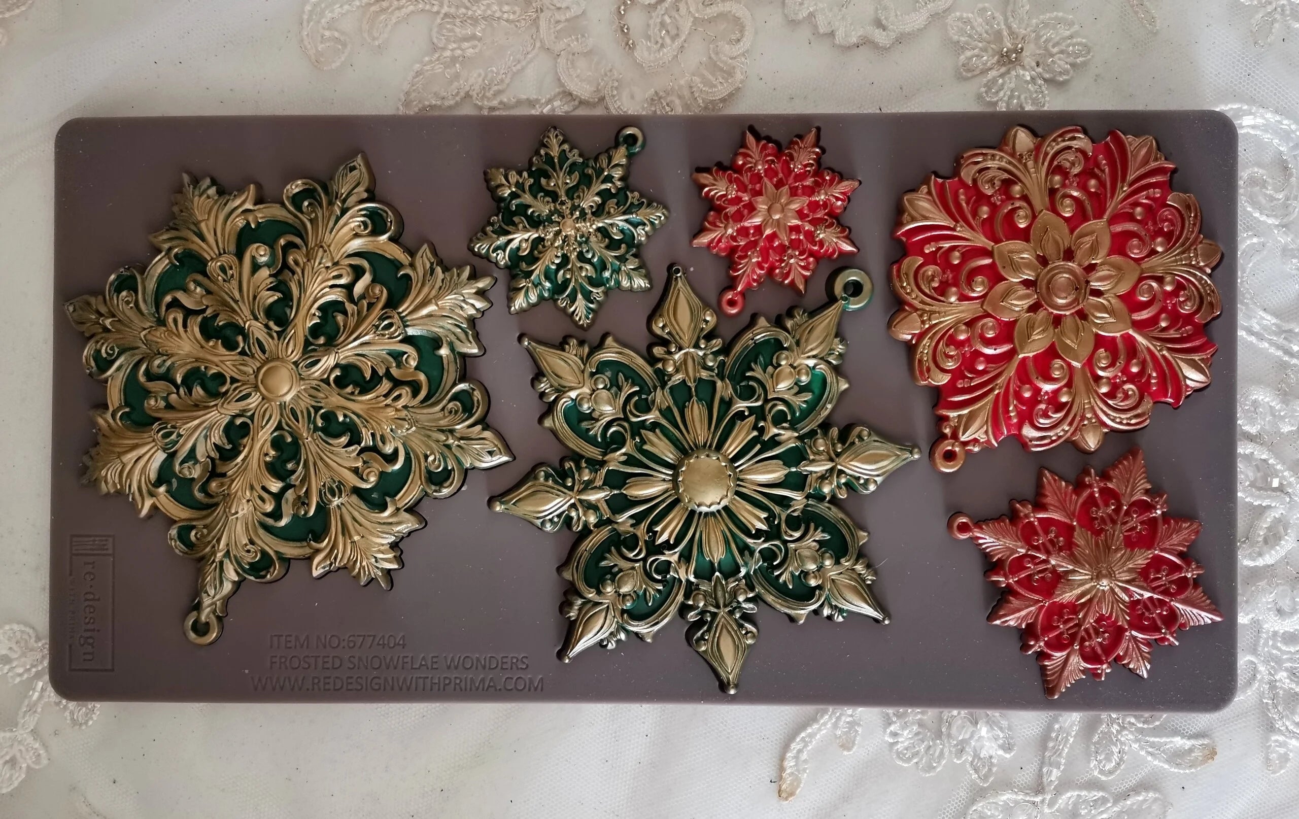Prima - Redesign Mould - Frosted Snowflake Wonders