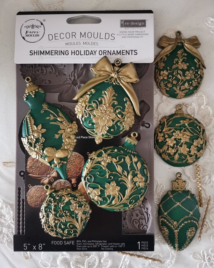 Prima - Redesign Mould - Shimmering Holiday Ornaments