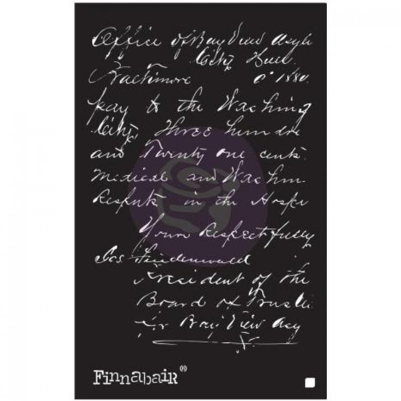Prima - Finnabair - Elementals Stencil - Read my letter 6x9"