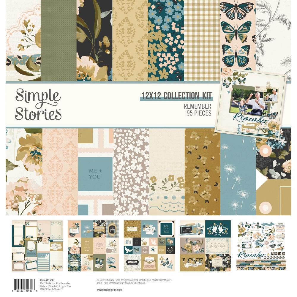Simple Stories - Remember - Collection Kit 12 x 12"