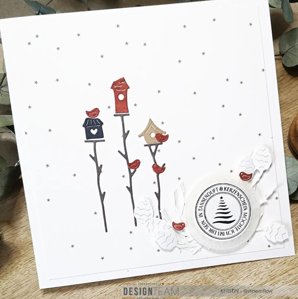 Alexandra Renke - Dies - 3 small birdhouses