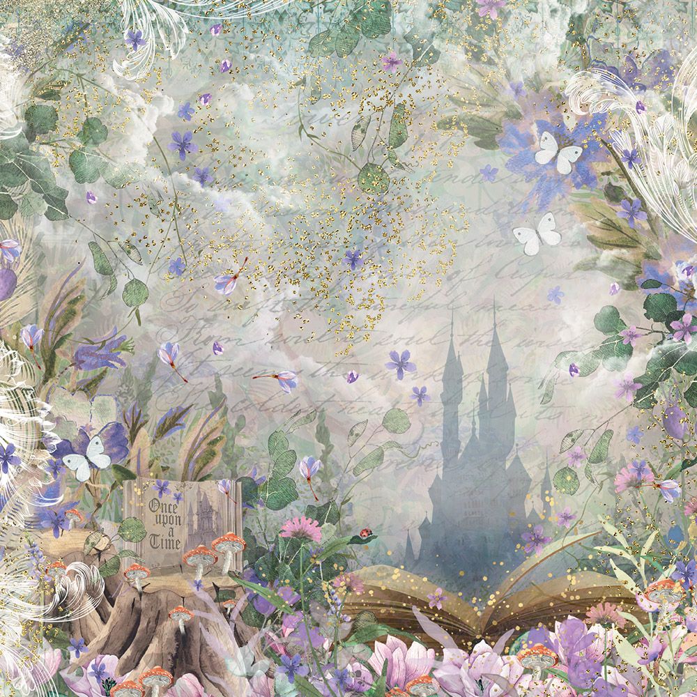 Crafters Compagnion - Sara Signature - Once upon a time - Paper Pad 12" x 12"