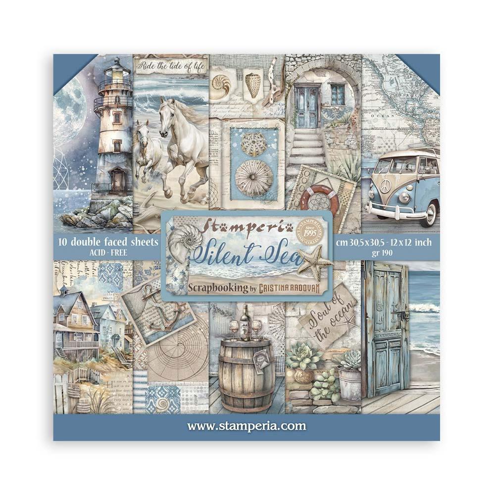 Stamperia  - Silent Sea - Paper Pad 12 x 12" (10ark)