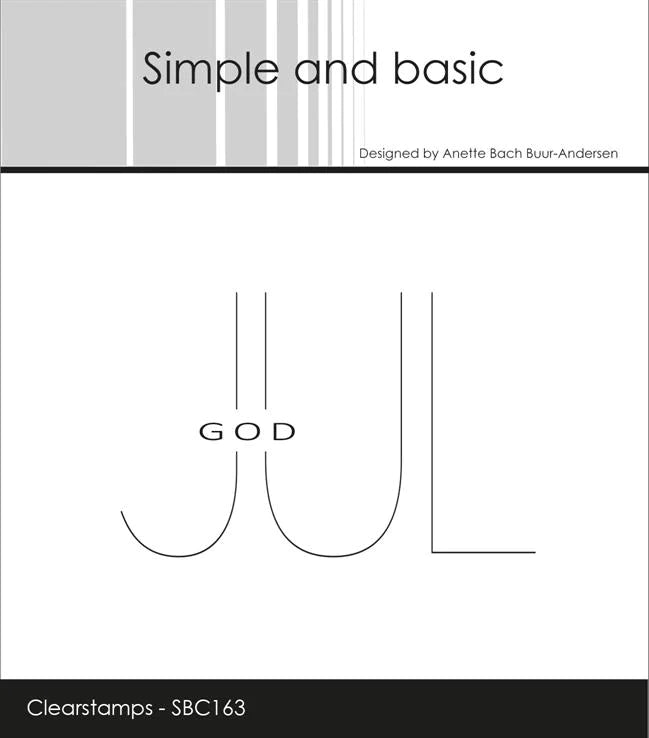 Simple and Basic - Clear Stamp - God Jul
