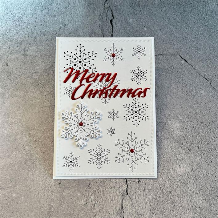 Simple and Basic - Clear Stamp - Snowflake Background