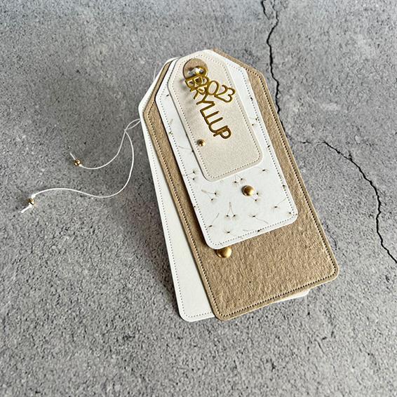 Simple and Basic - Dies - Text with Hanger - Dansk - Jul