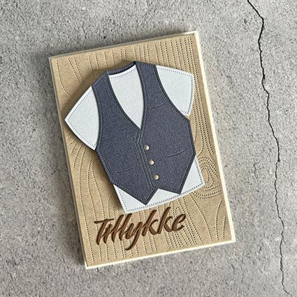 Simple and Basic - Dies - Waistcoat and T-shirt