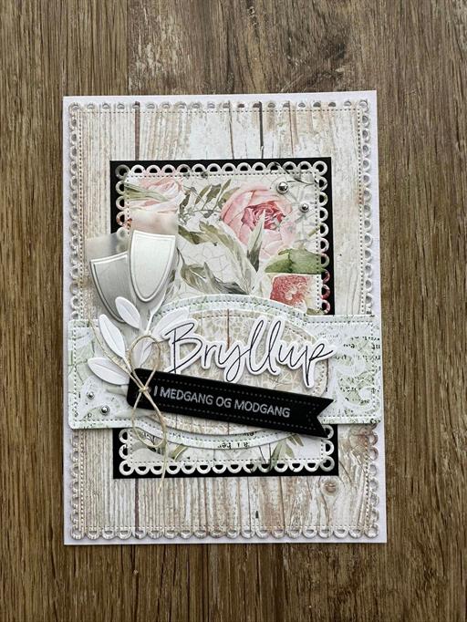 Simple and Basic - Dies - Lace Edge - Rectangle