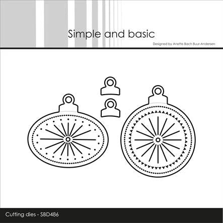 Simple and Basic - Dies - Christmas Ornaments