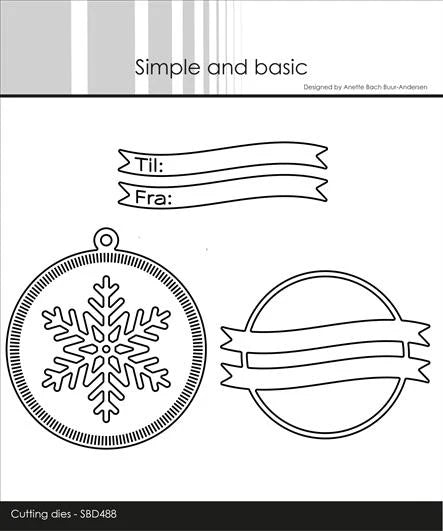 Simple and Basic - Dies - Round Gifttag with Add-ons