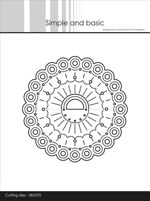 Simple and Basic - Dies - Decorative treatbag topper