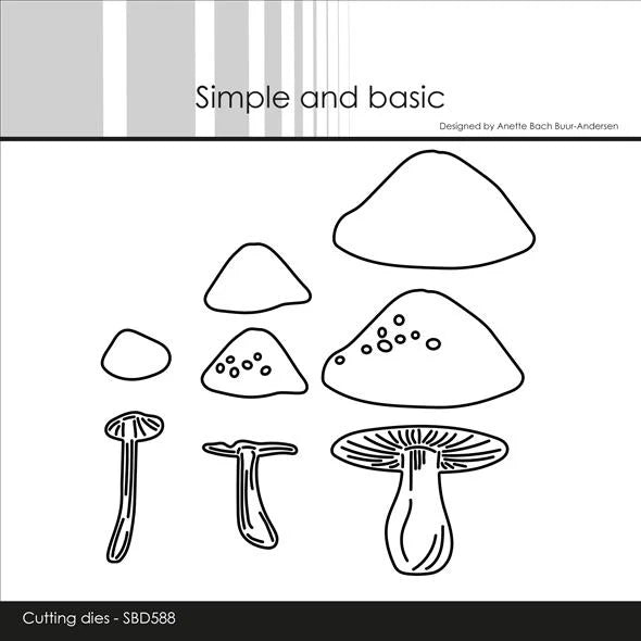 Simple and Basic - Dies -  Mushrooms
