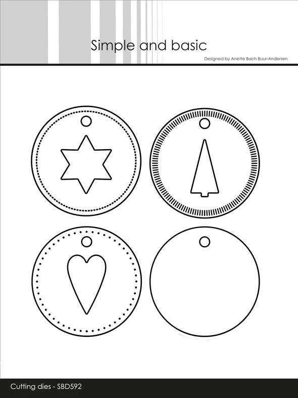 Simple and Basic - Dies - Round tags