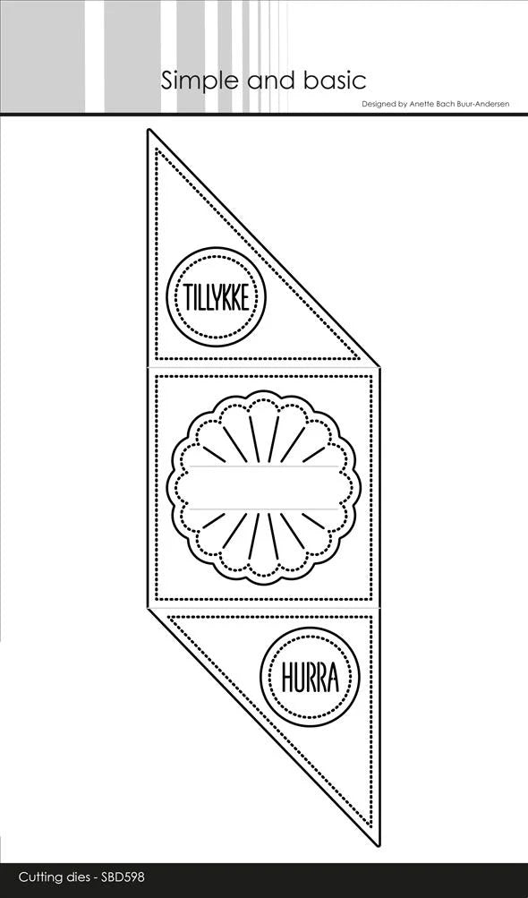 Simple and Basic - Dies - Pinwheel envelope