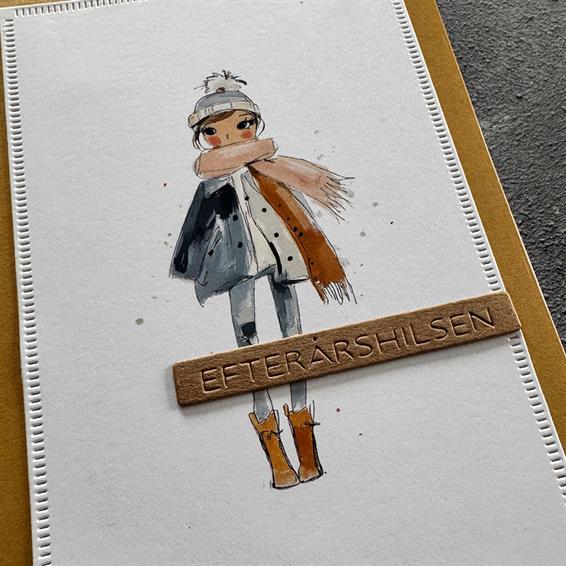 Simple and Basic - Dies - All-in-one-plate - Hilsen (dansk tekst)