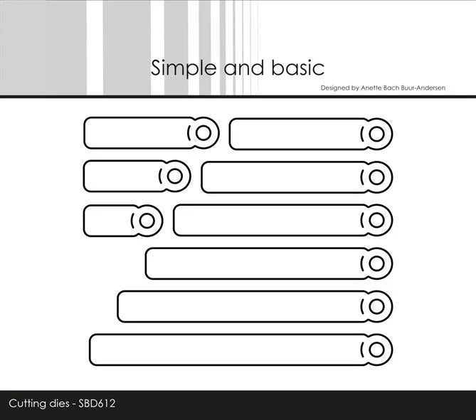 Simple and Basic - Dies - Tags for All-in-one plates