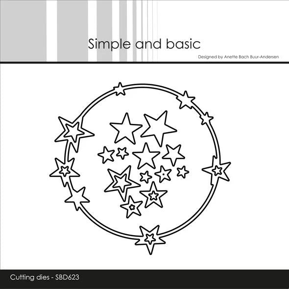 Simple and Basic - Dies - Ring with stars