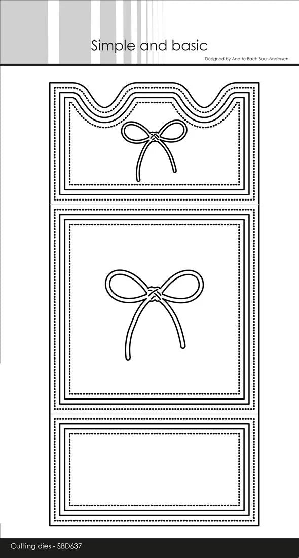 Simple and Basic - Dies - Square card with closure