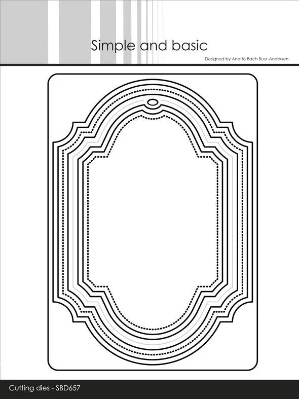 Simple and Basic - Dies - Decorative frames and tag